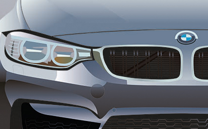 Illustration. BMW